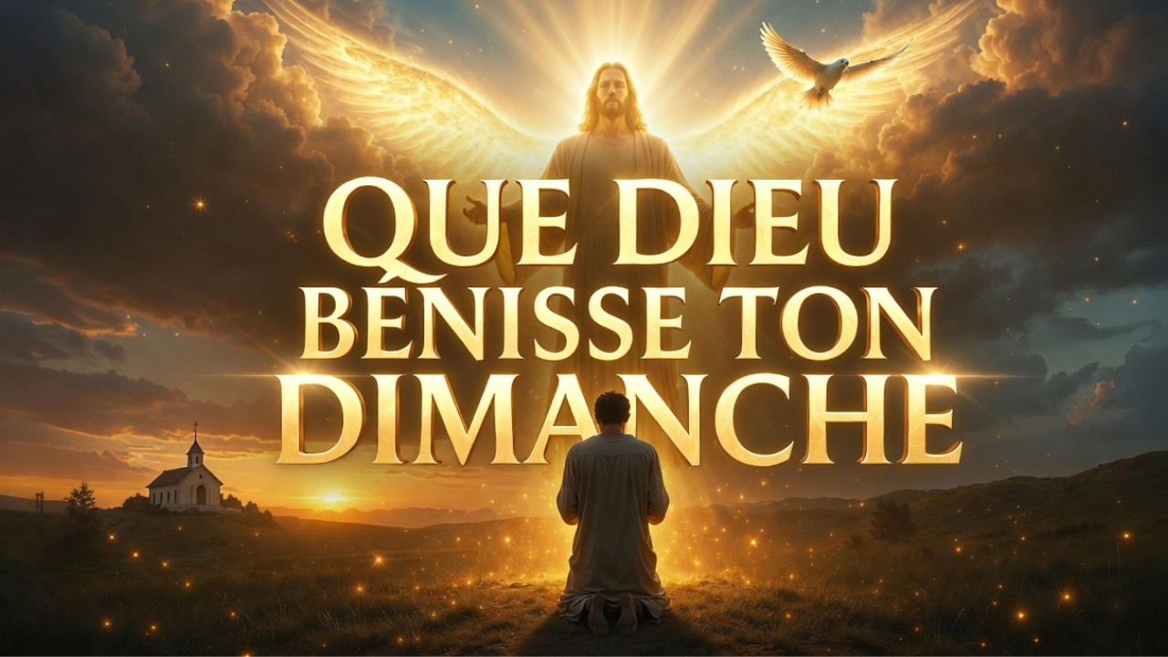 QUE DIEU BÉNISSE TON DIMANCHE | Prière et Adoration Qui Apporte Paix et Espérance