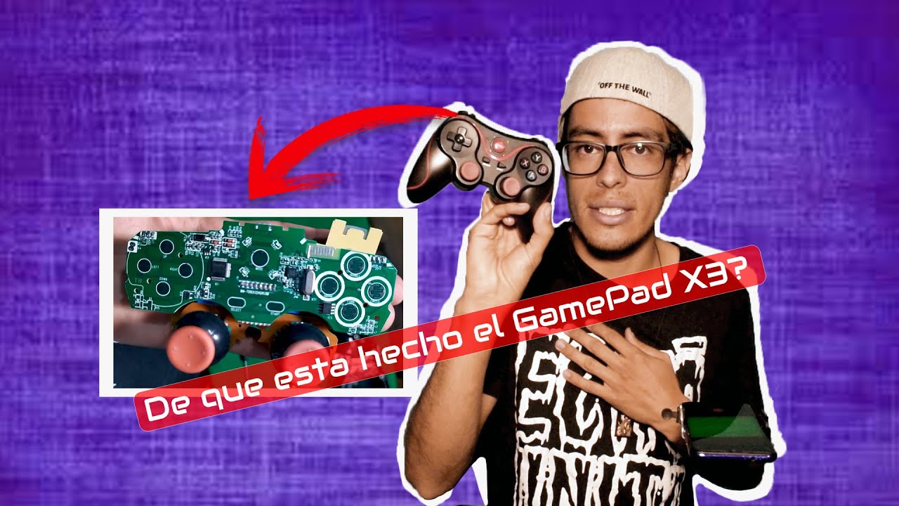 GamePad X3 / desarmando el gamepad, componentes internos?