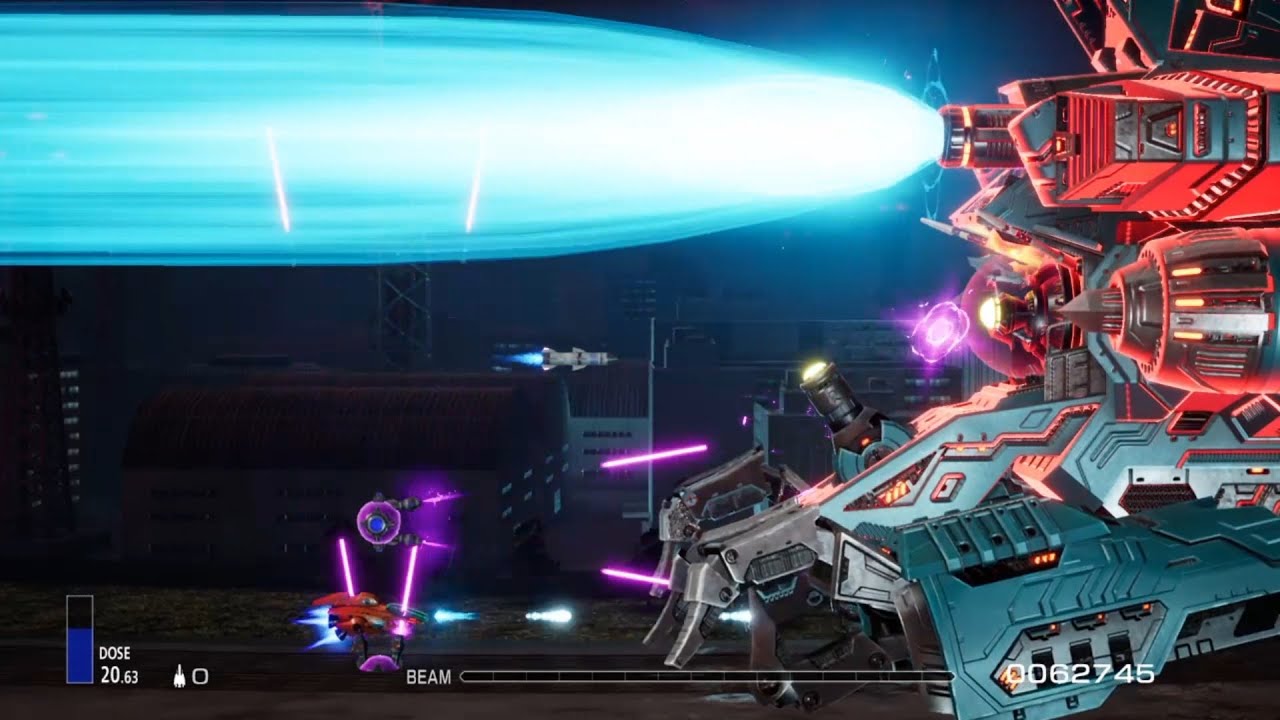 PS4 R-TYPE FINAL 對BOSS普通關卡剩餘素材和其它練習檔