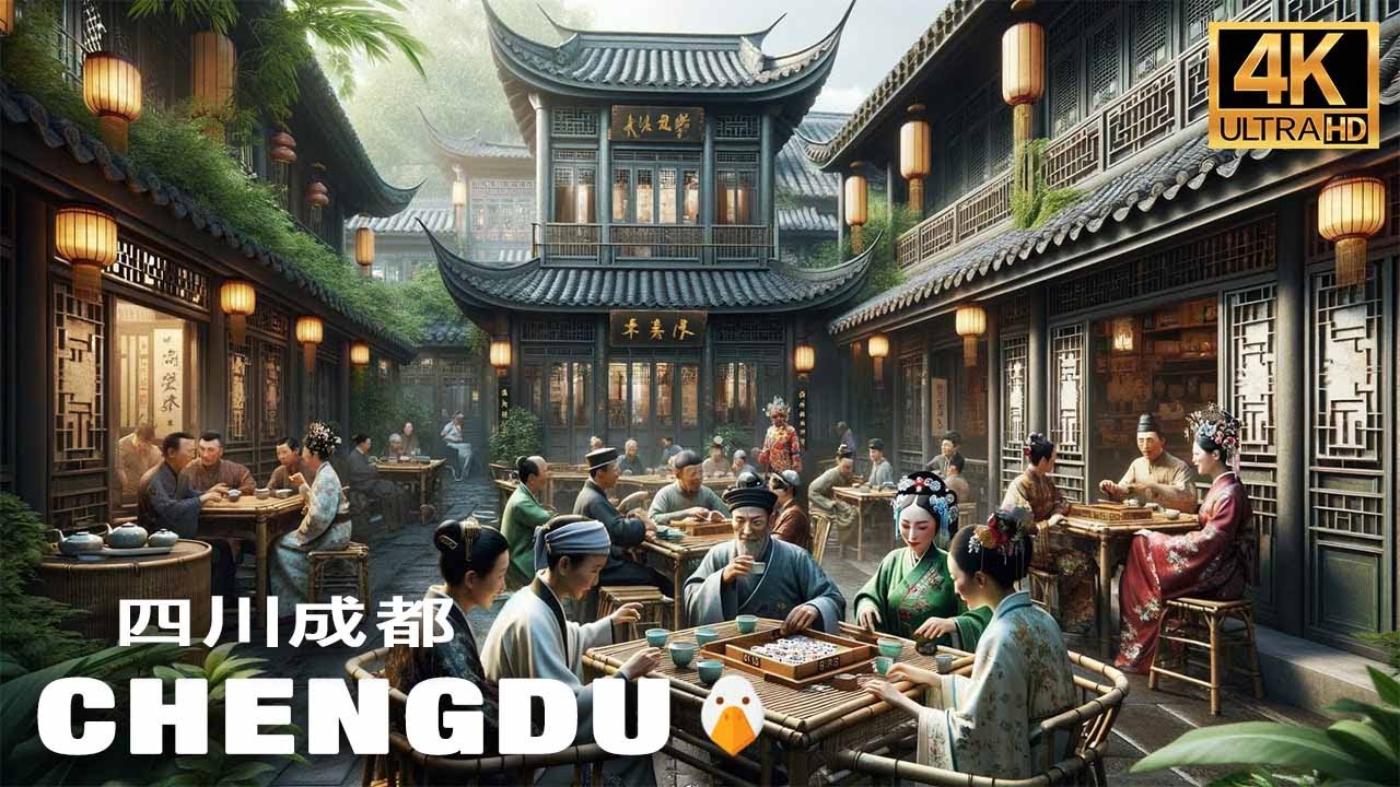 Чэнду, Сычуань🇨🇳 Самый неторопливый и расслабляющий город в Китае (4K UHD)