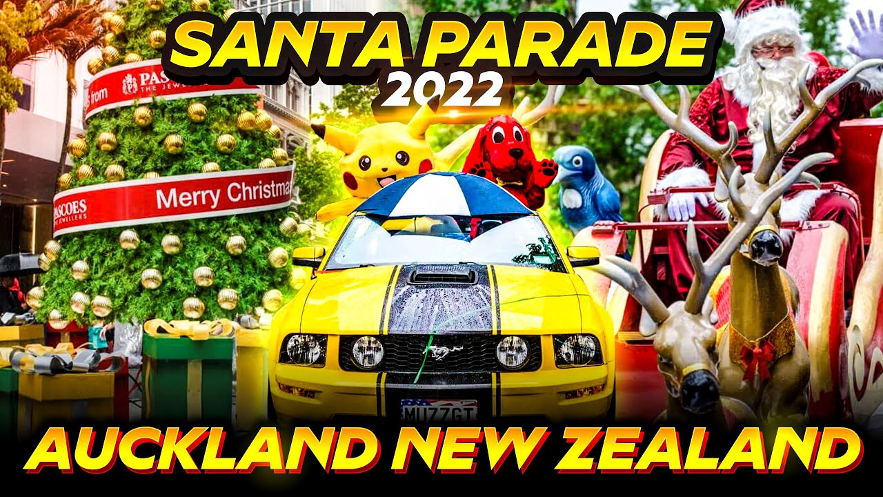 Auckland Farmers Santa Parade 2022, New Zealand | Christmas Santa Claus Parade In Auckland 2022