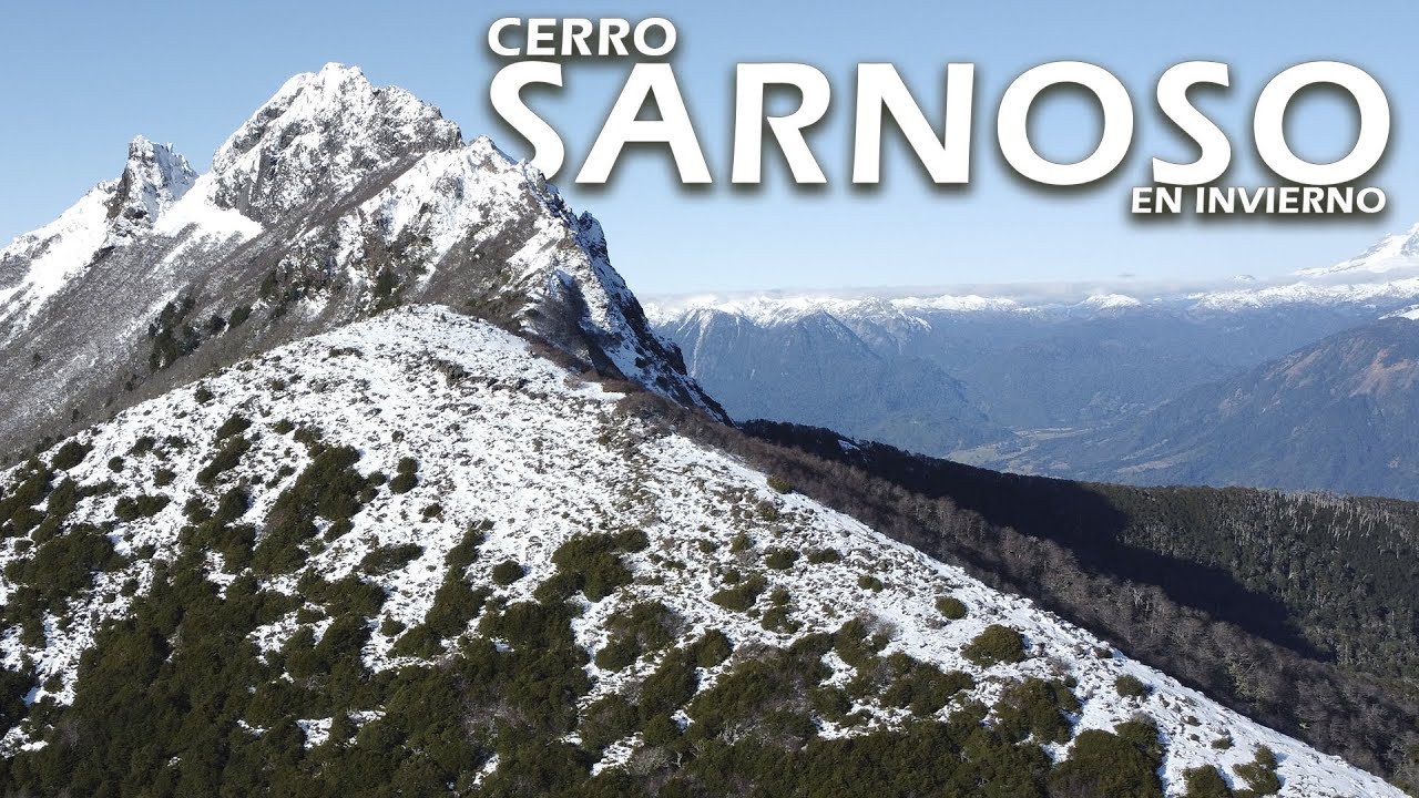 CERRO SARNOSO en invierno #puyehue #cerrosarnoso #nieve #regiondeloslagos 🏔⛰️🗻❄️