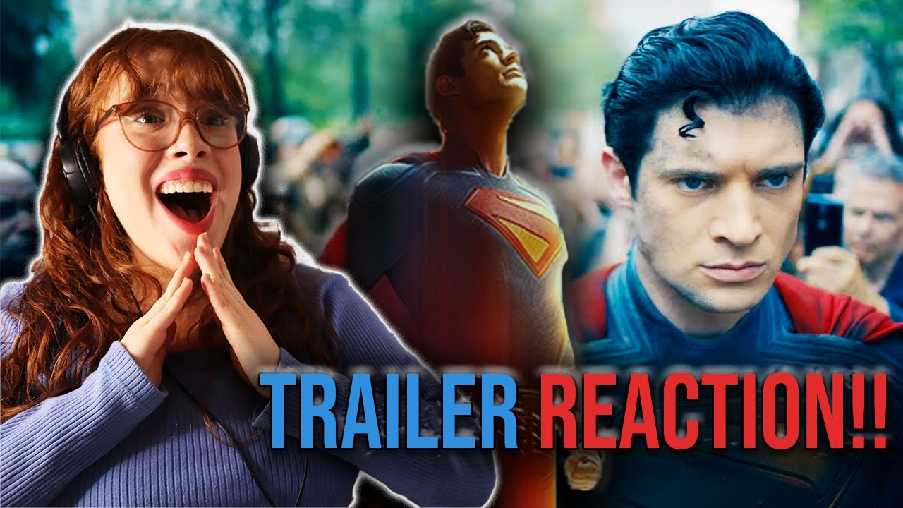 SUPERMAN TEASER TRAILER REACTION!! - James Gunn DC