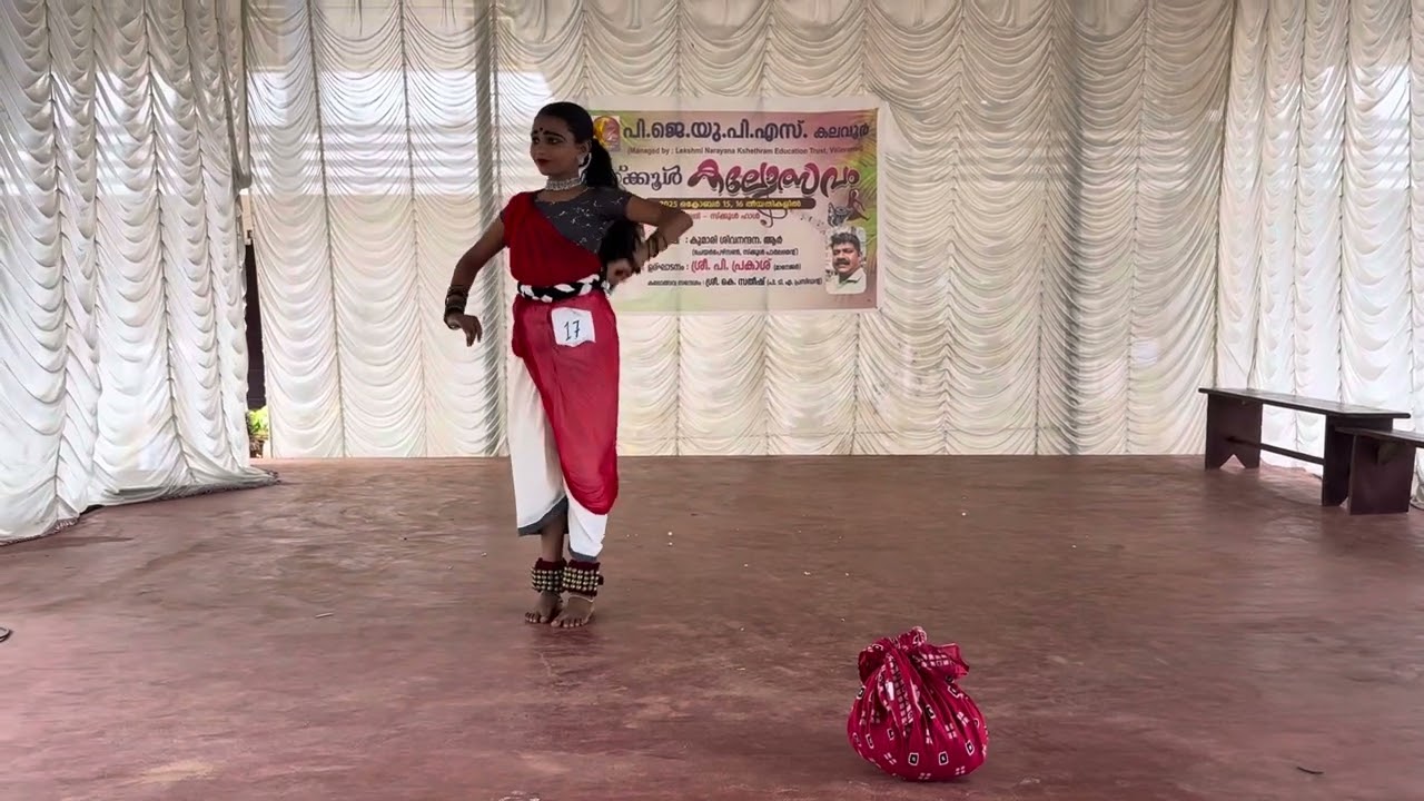 School Kalothsavam-25 | Flok dance | Anjana JP @PJUPSKALAVOOR