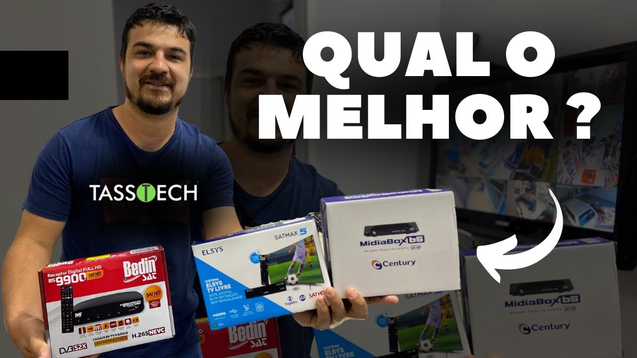 Qual o melhor receptor parabólica digital? Bedin sat S9900 / century b5 /  Elsys satmax5