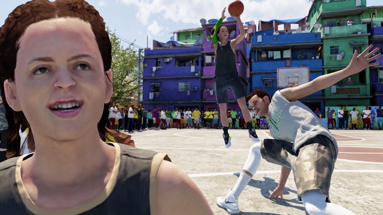 BREAKING ANKLES IN BRAZIL WITH FEMALE 3-POINT SHOOTER BUILD! NBA LIVE 19 DEMO GAMEPLAY Ep. 5