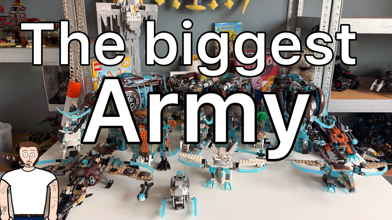 The BIGGEST Chima Ice Hunter Army!!
