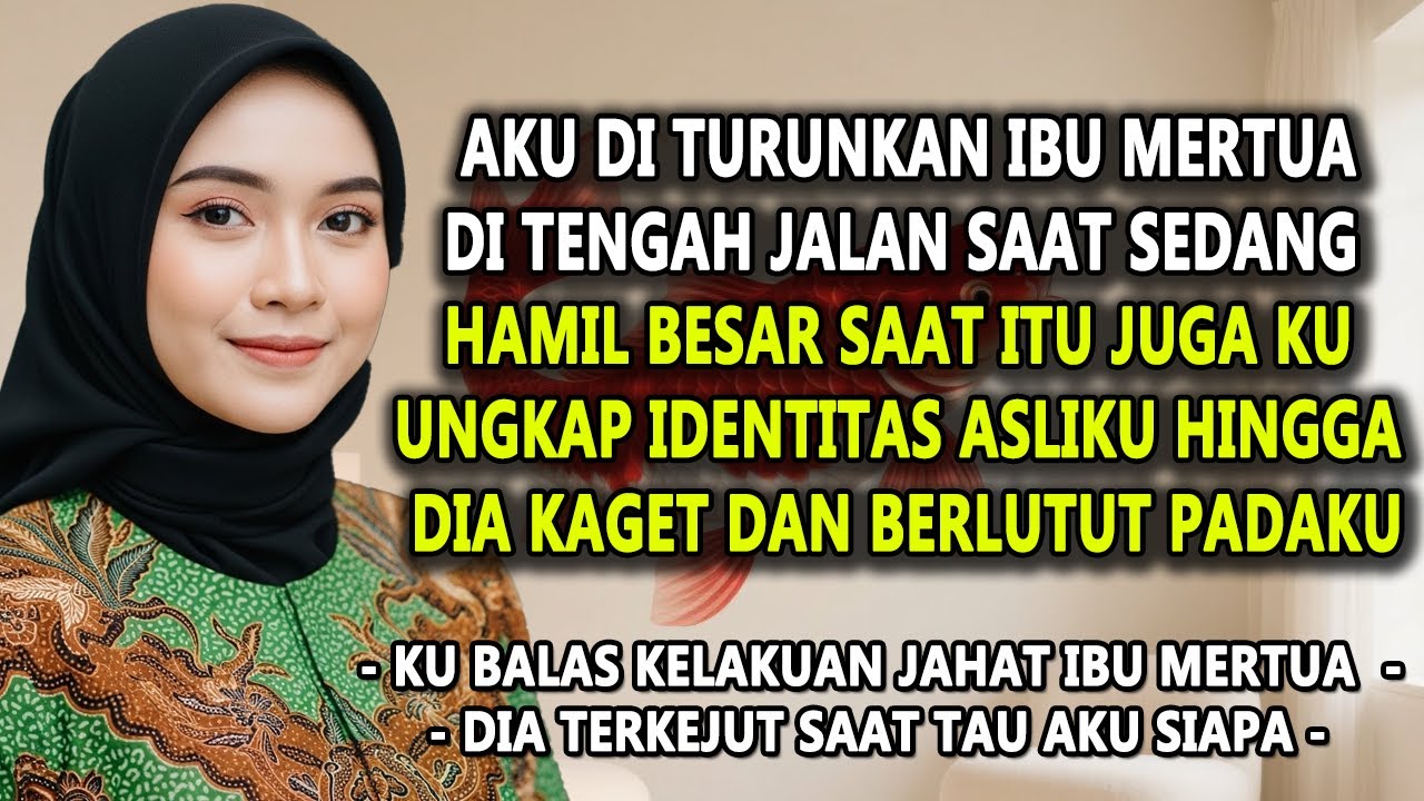 SEDANG HAMIL BESAR AKU MALAH DI TURUNKAN IBU MERTUA DI TENGAH JALAN KU BUAT DIA TERKEJUT