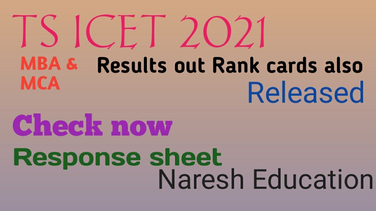 TS ICET 2021 results released