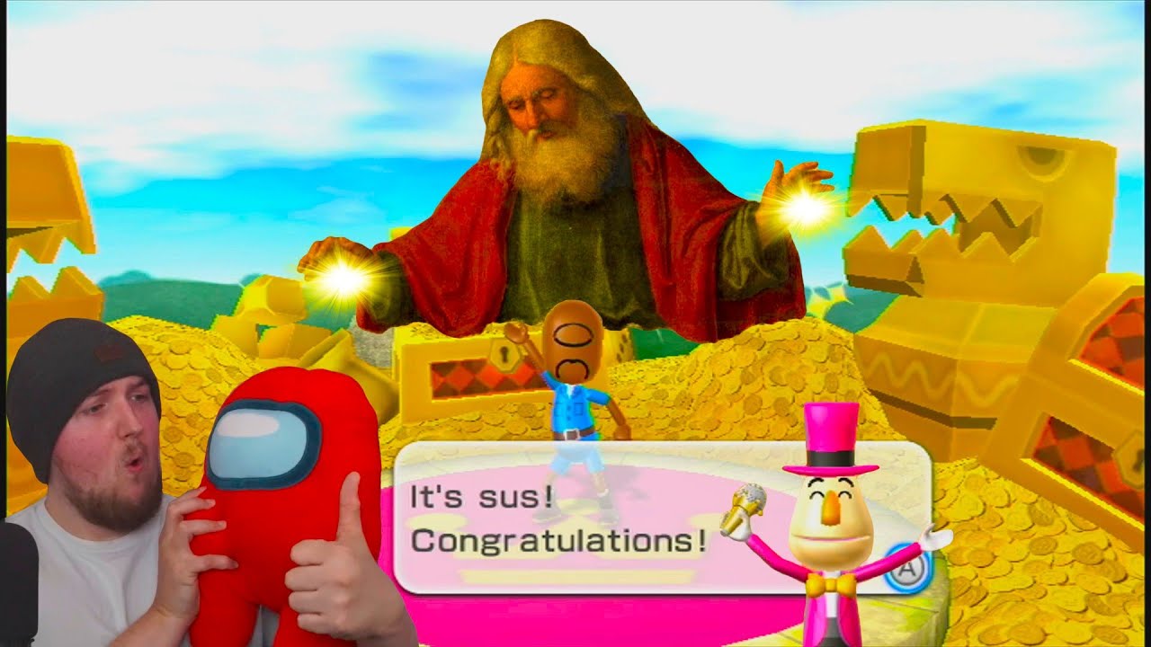 SUS WAS BLESSED WITH GOD TIER RNG TO DESTROY PABLO IN WII PARTY U MASTER DIFFICULTY