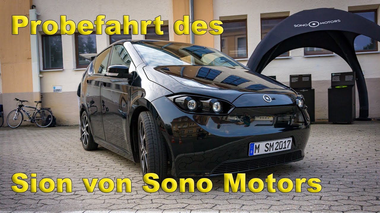 Sono Motors Sion Probefahrt N&uuml;rnberg ( Solar Elektroauto )