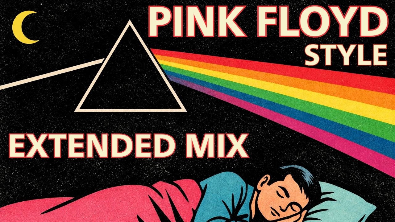 SLEEP MUSIC 🪐 PINK FLOYD STYLE ★3HR PROGRESSIVE MIX★ Inspired Instrumental Music for Deep Rest