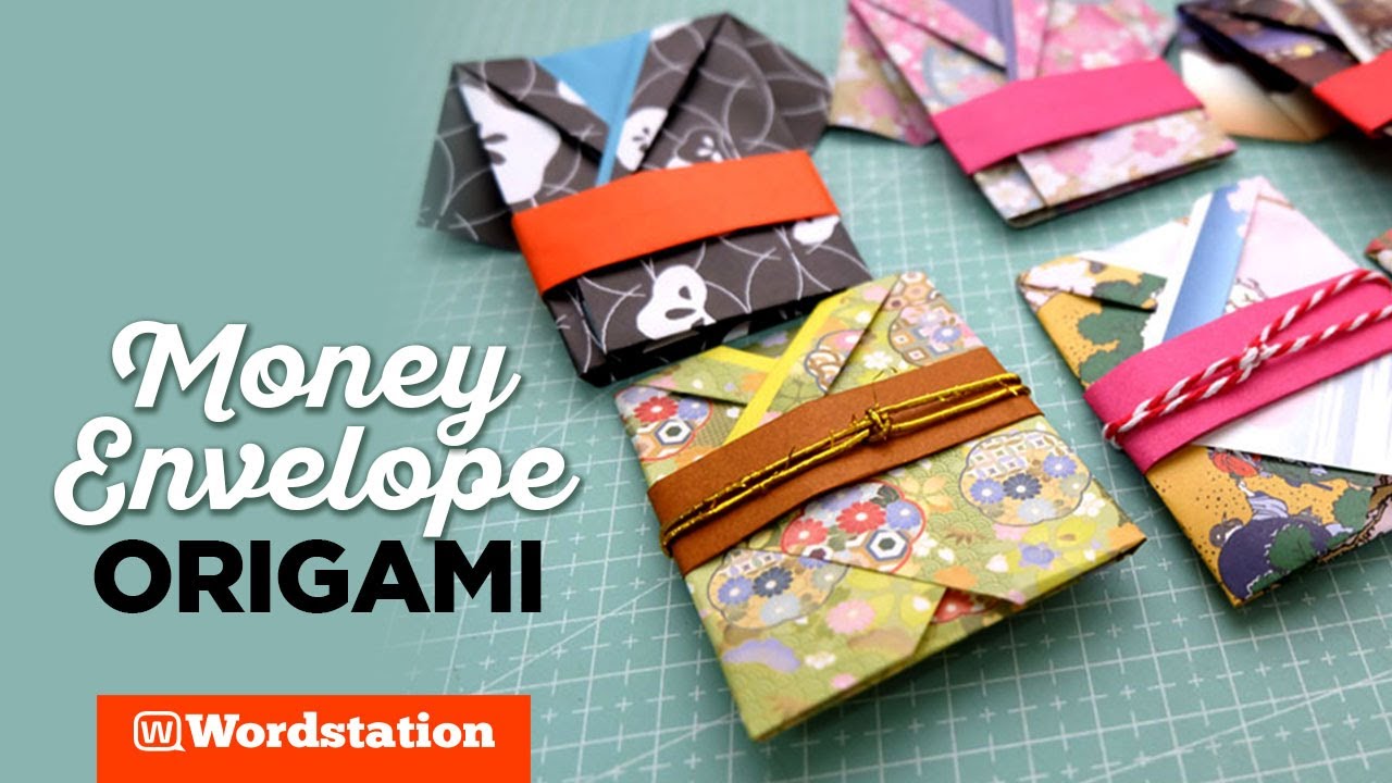 WOW! How to fold Kimono Envelope Pochibukuroぽち袋(Beg Pochi)/ Sampul Duit Raya