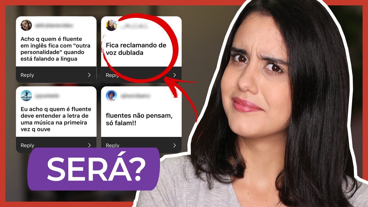 SUPOSIÇÕES sobre SER FLUENTE em INGLÊS