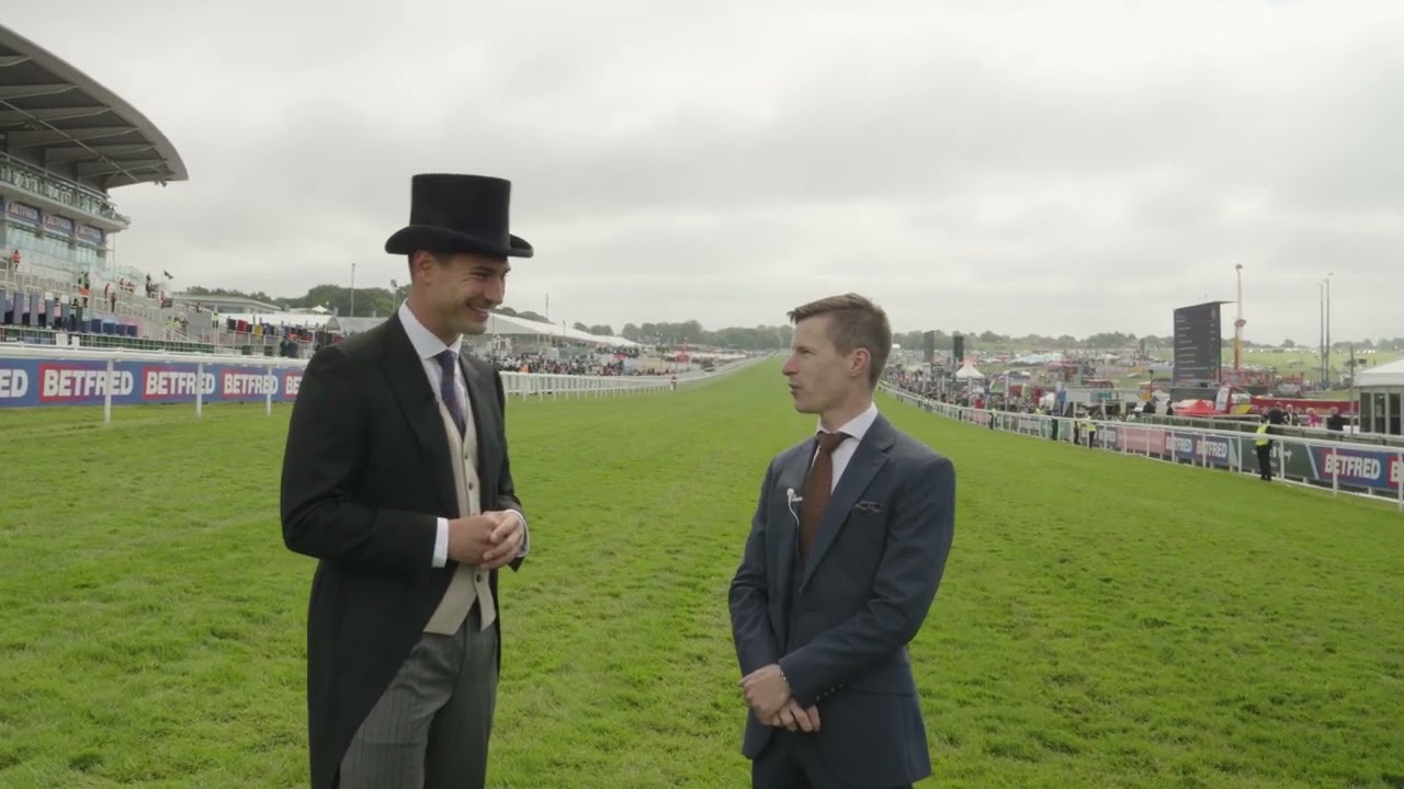 The Betfred Derby - Epsom track walk with Richard Kingscote and Frankie Foster