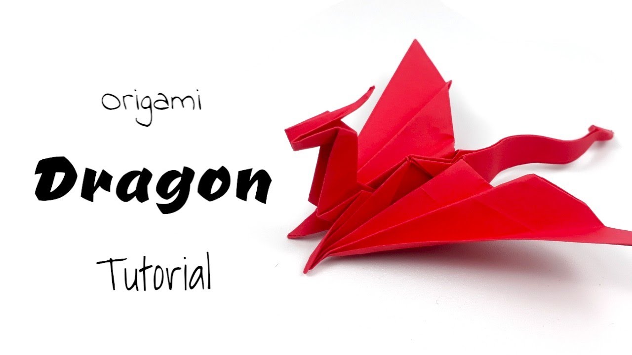 How to make origami dragon step by step tutorial - Chinese New Year