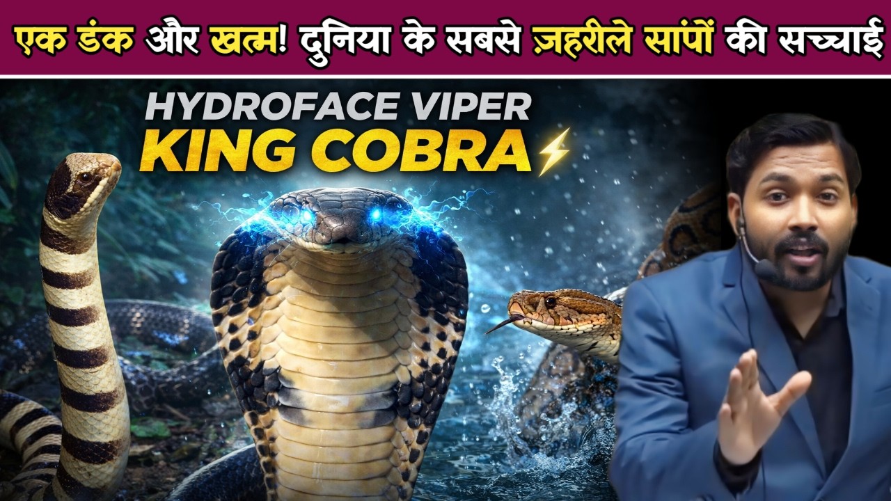 दुनिया के सबसे खतरनाक ज़हरीले सांप । King Cobra vs Russell's Viper सच जानकर हैरान रह जाएंगे.!