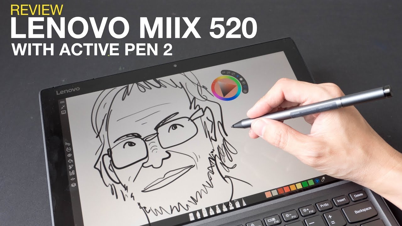Обзор художника: Lenovo Miix 520 с Active Pen 2