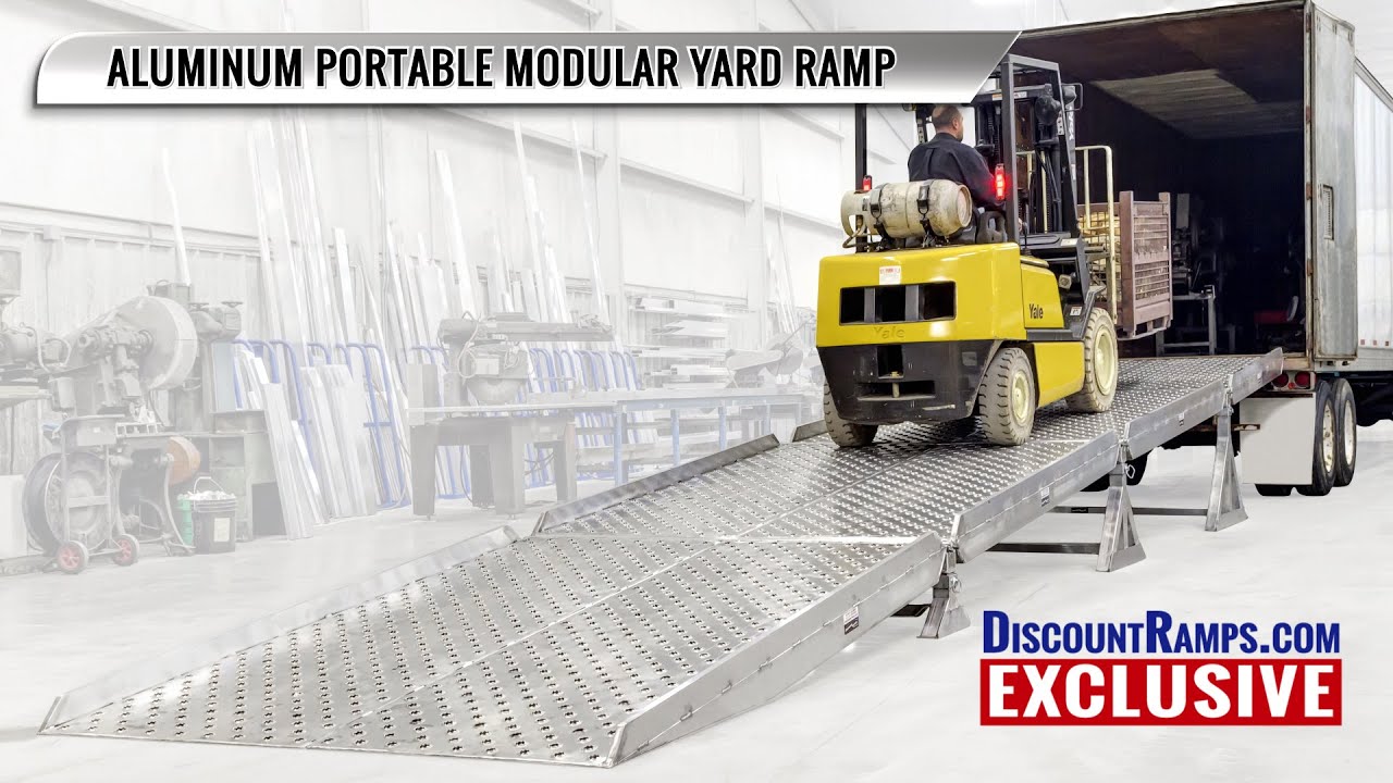 Aluminum Portable Modular Yard Ramp System