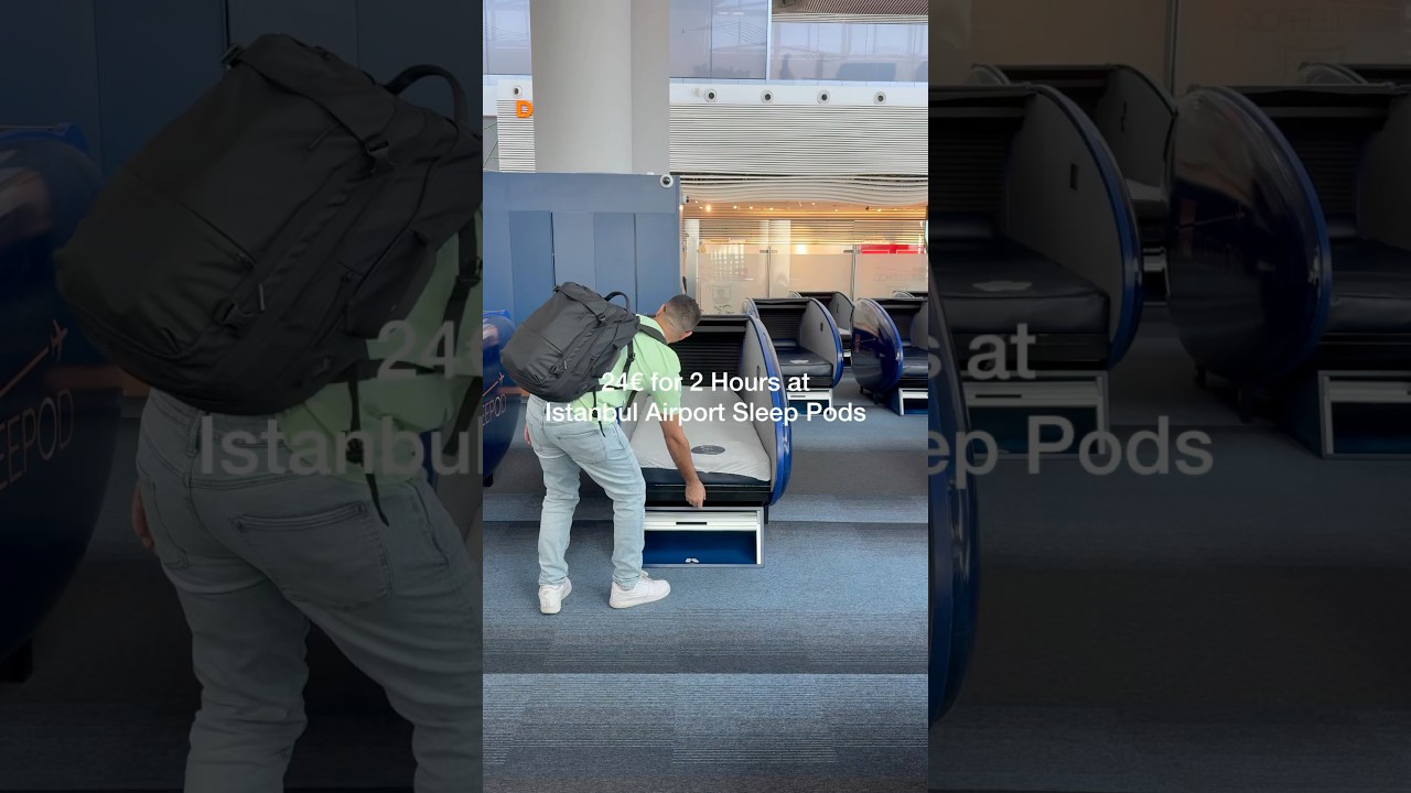 I Tried The 12&euro; Sleep Pods in Istanbul Airport