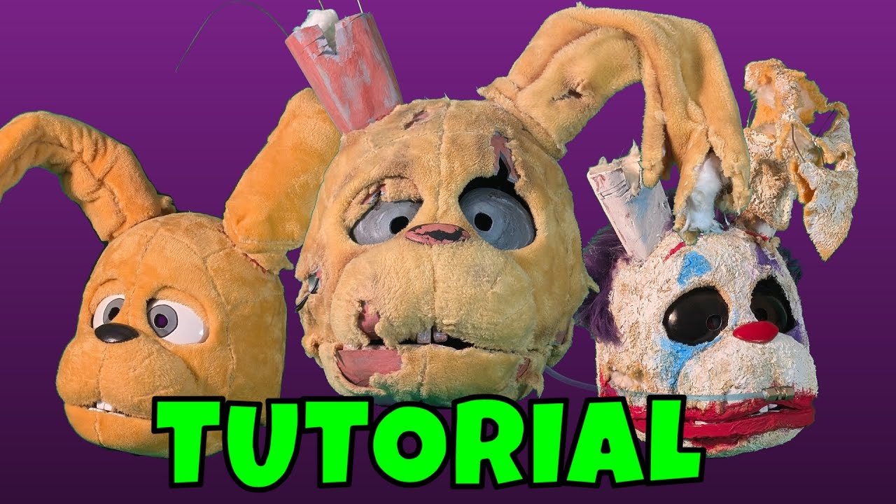 How to make a SPRINGTRAP mask | FNaF cosplay tutorial