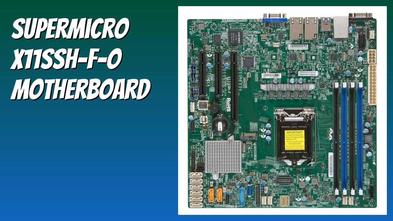 REVIEW (2026): Supermicro X11SSH-F-O Motherboard. Features