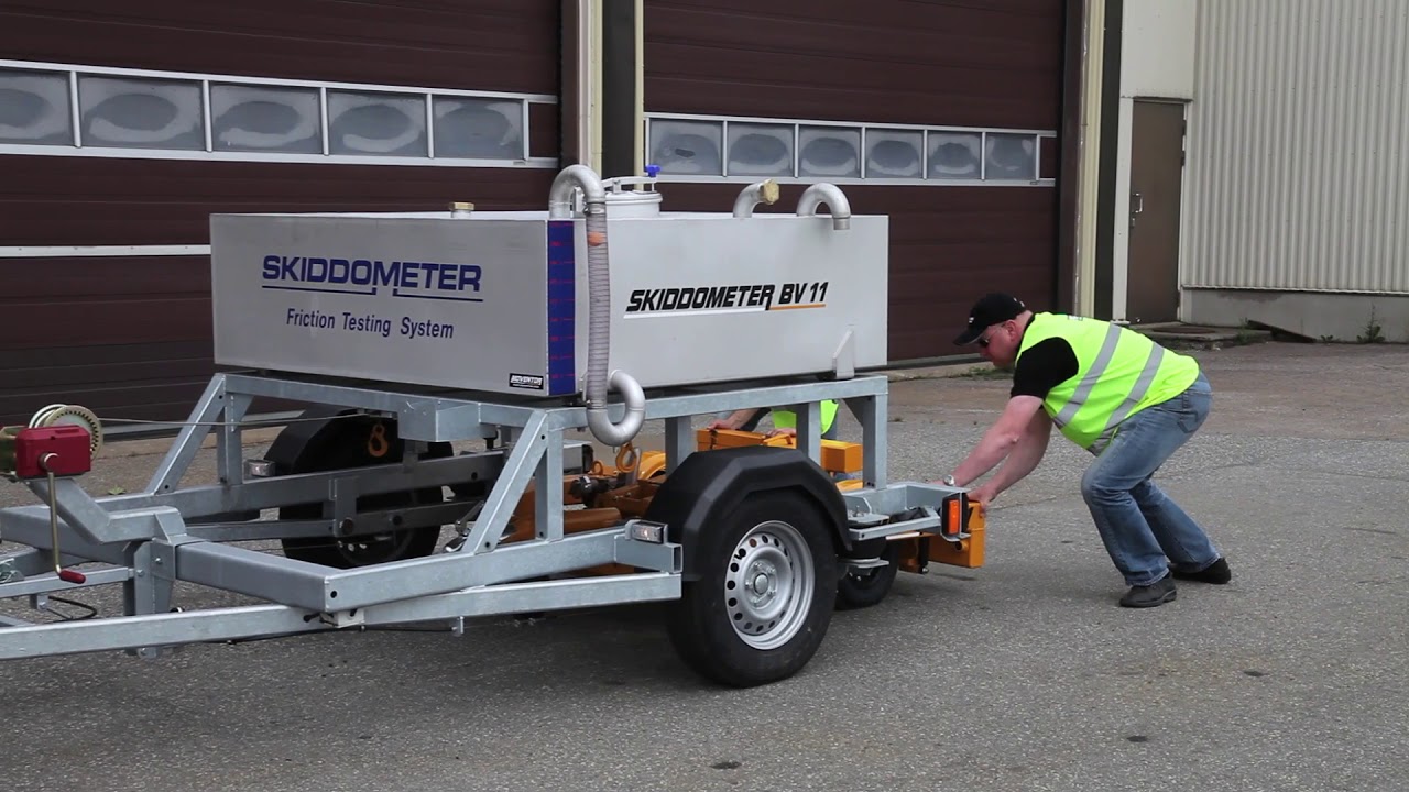 Skiddometer BV11 WMS - Water Measuring System for friction tester - By Moventor