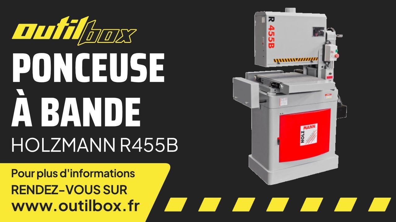 Ponceuse à bande R455B Holzmann