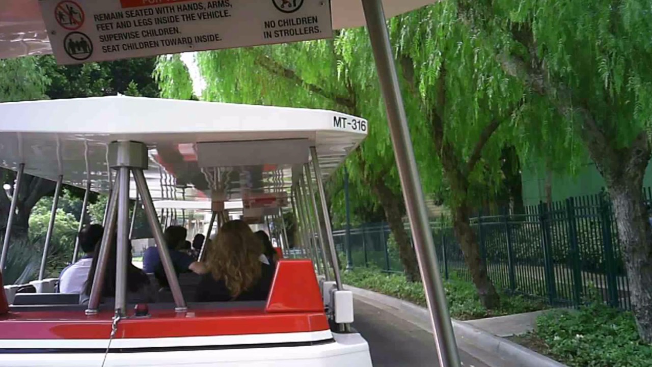 Mickey & Friends Parking Tram Roundtrip (pre Pixar Pals) Disneyland Theme Park Anaheim California