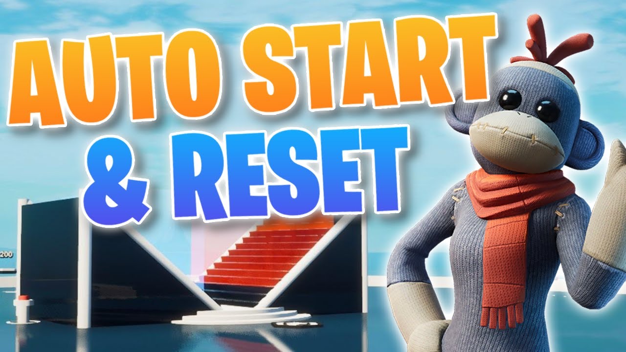 How to make an AUTO START and RESET BUTTON for your 1v1 maps! (Fortnite Creative)