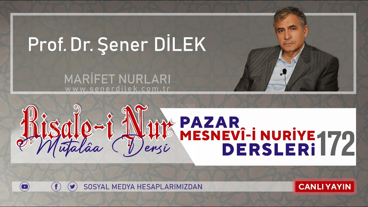 Mesnevi-i Nuriye - 172 - 19.11.2023 - İNSANIN EN ÖNEMLİ YARATILIŞ GAYESİ UBUDİYET (KULLUK)  | Mes…