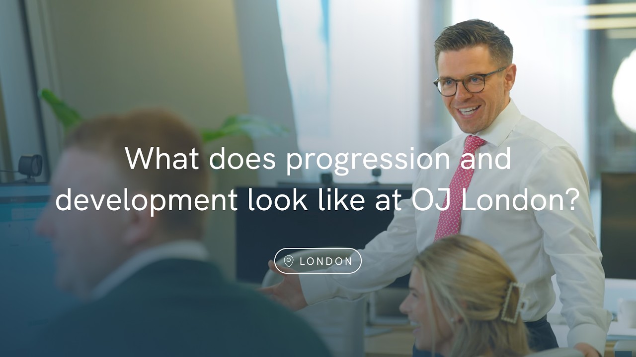What does progression and development look like at our London recruitment office