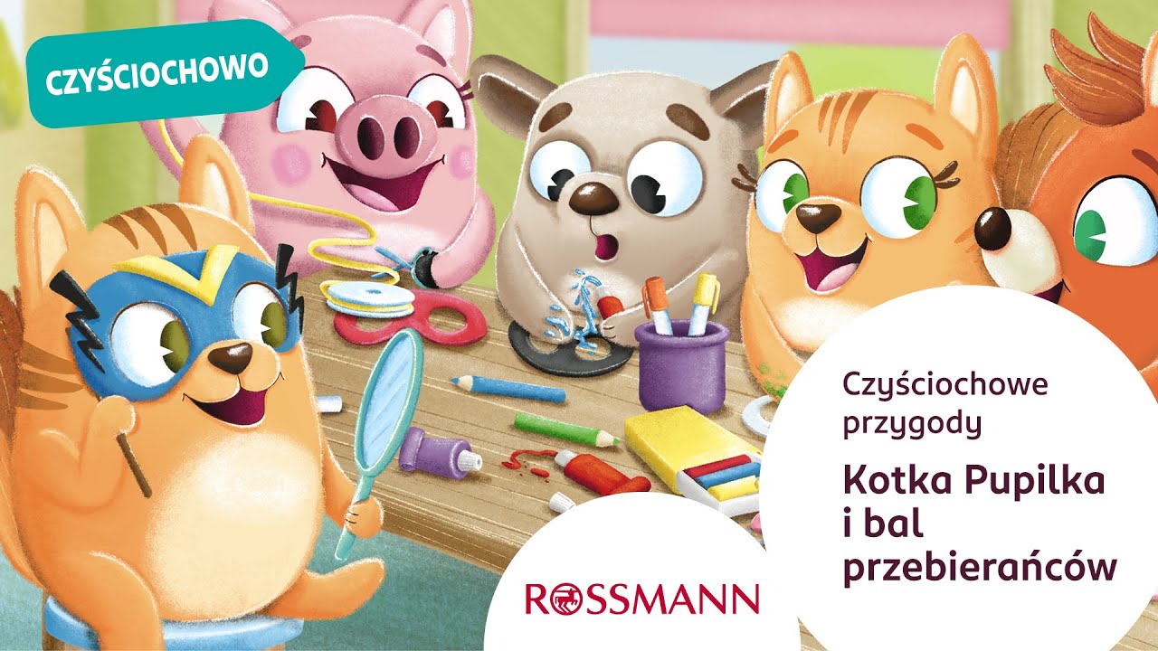 Czyściochowe przygody - Kotka Pupilka i bal przebierańc&oacute;w