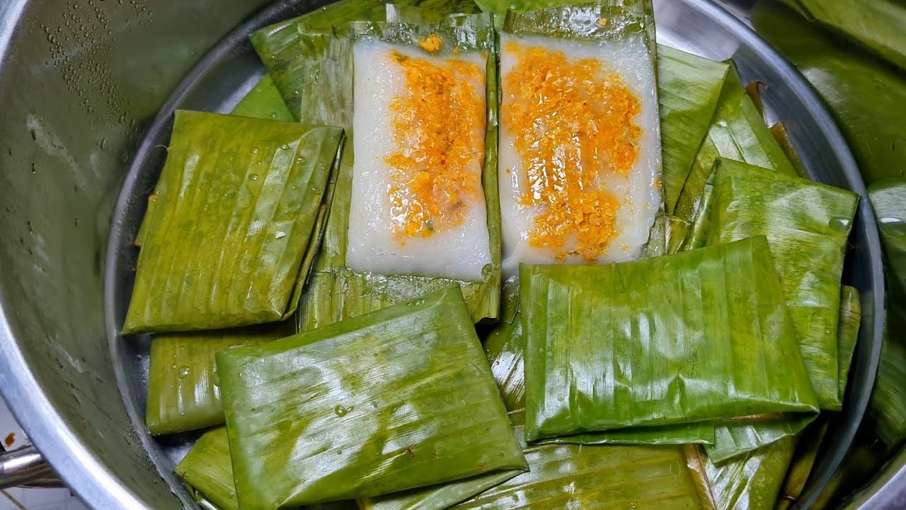 Bánh Nậm Huế - Bánh gối, bánh nậm tôm thịt chỉ cần 1 lá chuối có ngay món bánh ngon