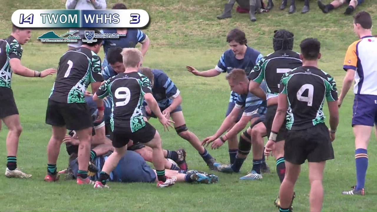 1st XV Rugby Final   Te Wharekura o Mauao Vs Western Heights HS