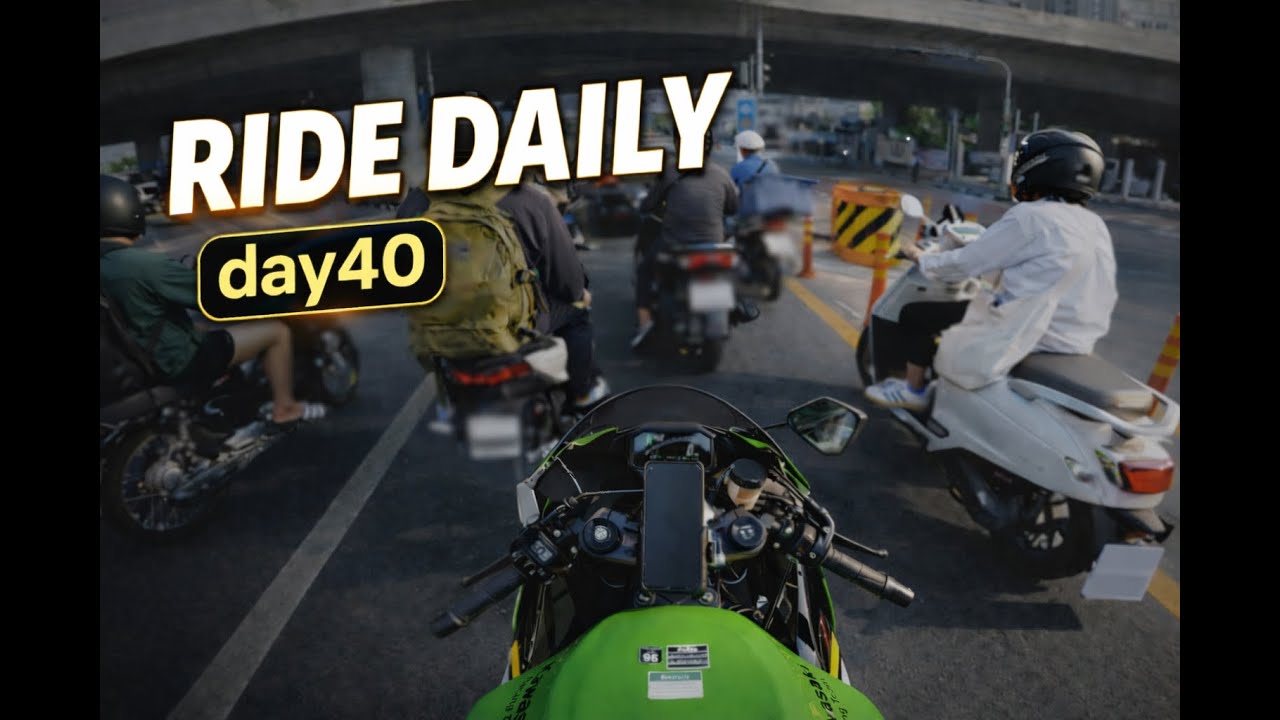 Ride Daily - Day 40 #zx6r #4k