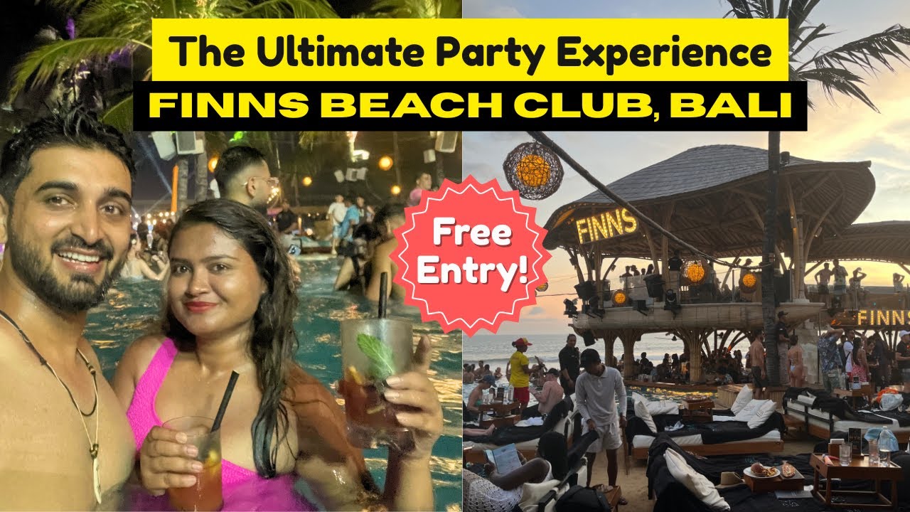 Bali Nightlife | Pool Party at Finn's Beach Club | All You Need to Know!