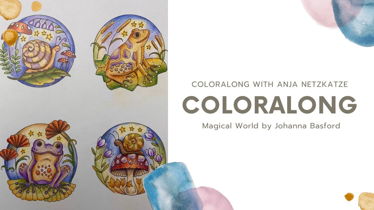 Coloralong: Small Victories in Magical World by Johanna Basford with Ergosoft pencils