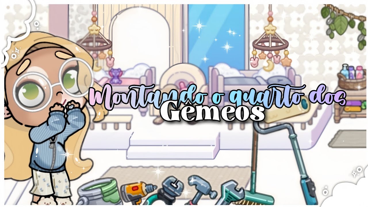 🍯Montando o quarto dos gêmeos🍯*aesthetic *