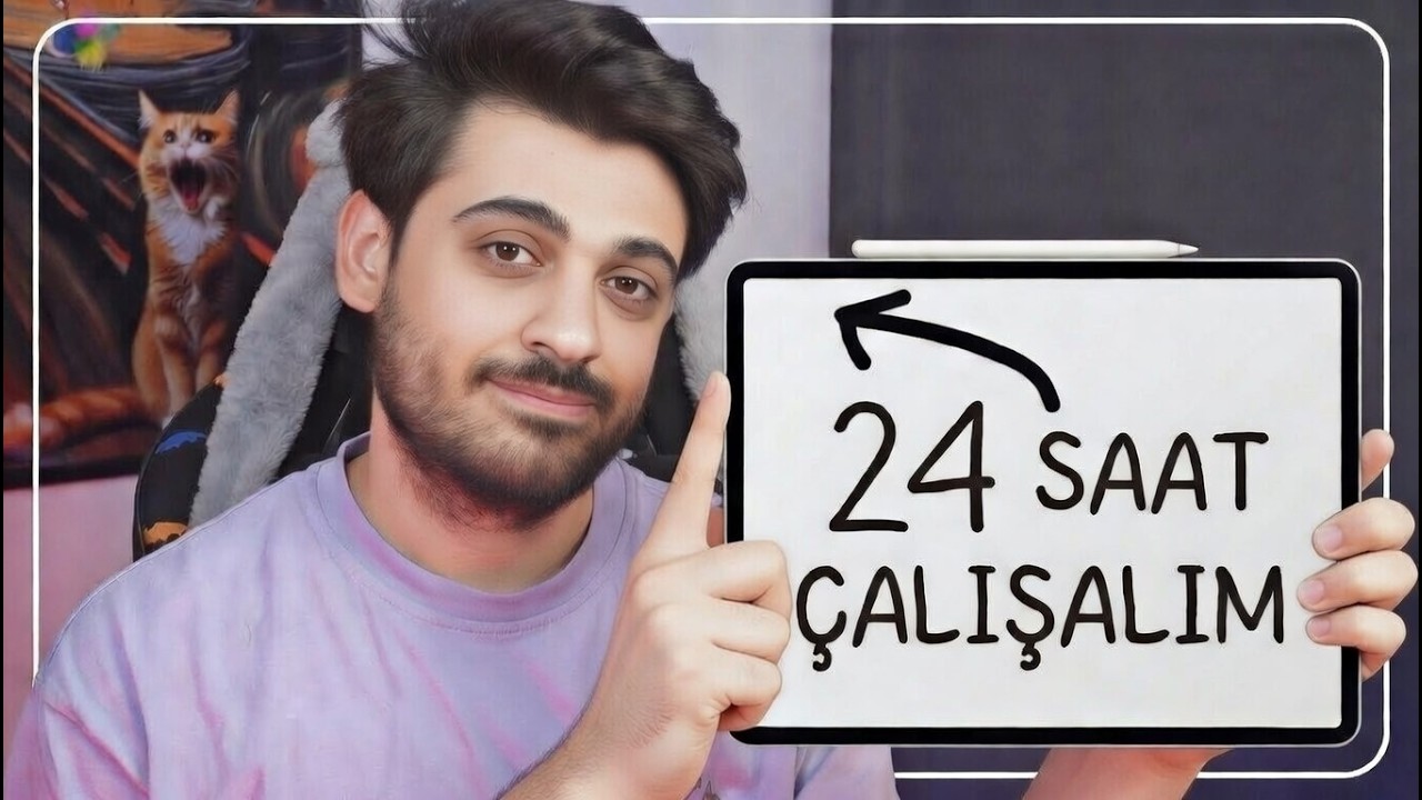 24 SAAT UYUMADAN YKS ÇALIŞIYORUZ! | 126 GÜN KALA 24 SAAT | 2. BÖLÜM #ahmetlefizik #yks2025