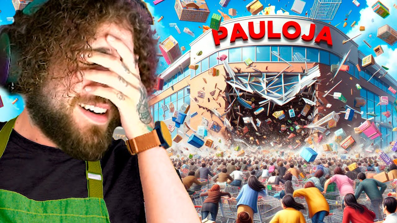 O MERCADO DO PAULO ESTÁ DIFERENTE... - Supermarket Simulator COM MODS