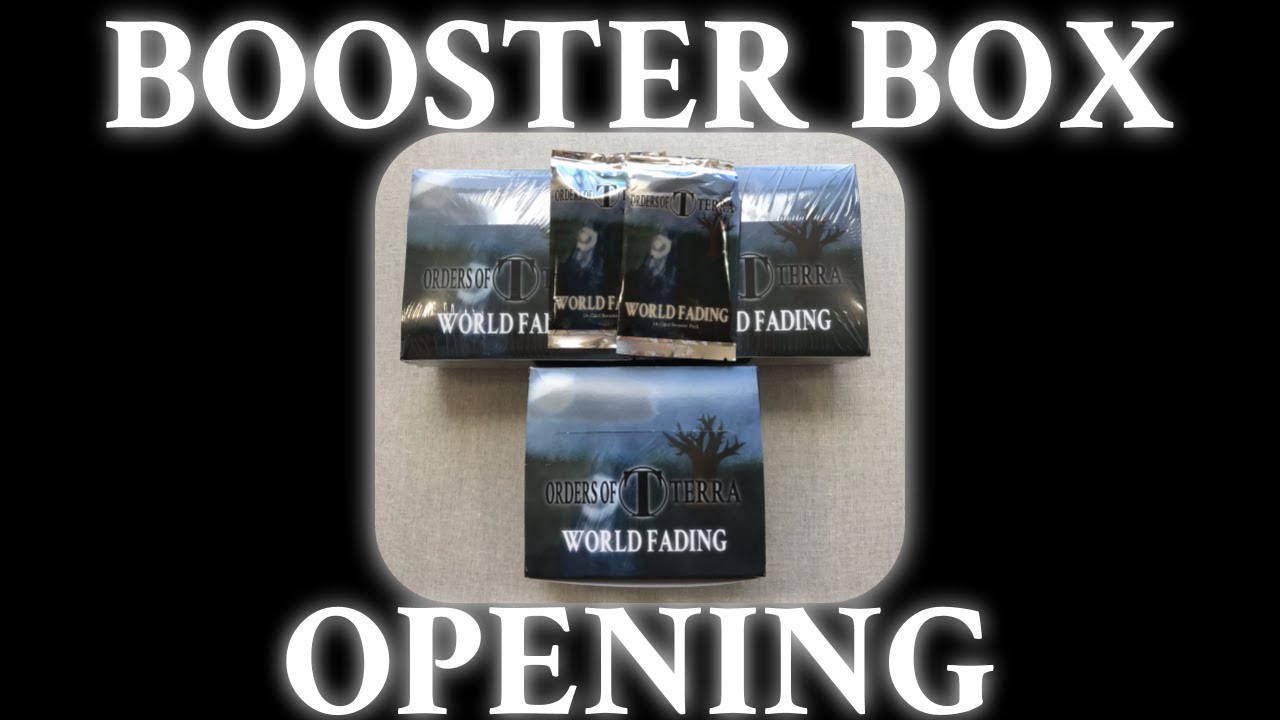 SET 2 BOOSTER BOX OPENING | World Fading | Orders of Terra