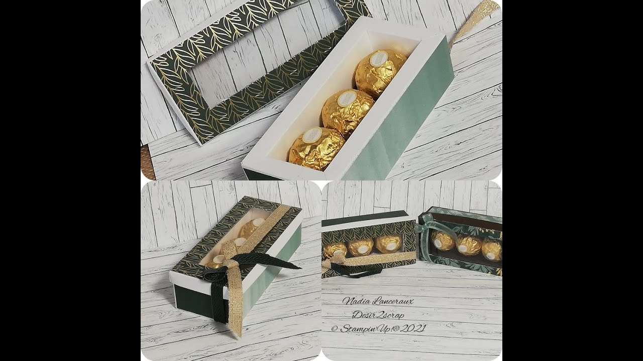 Tutoriel Boîte Ferrero Stampin'Up!