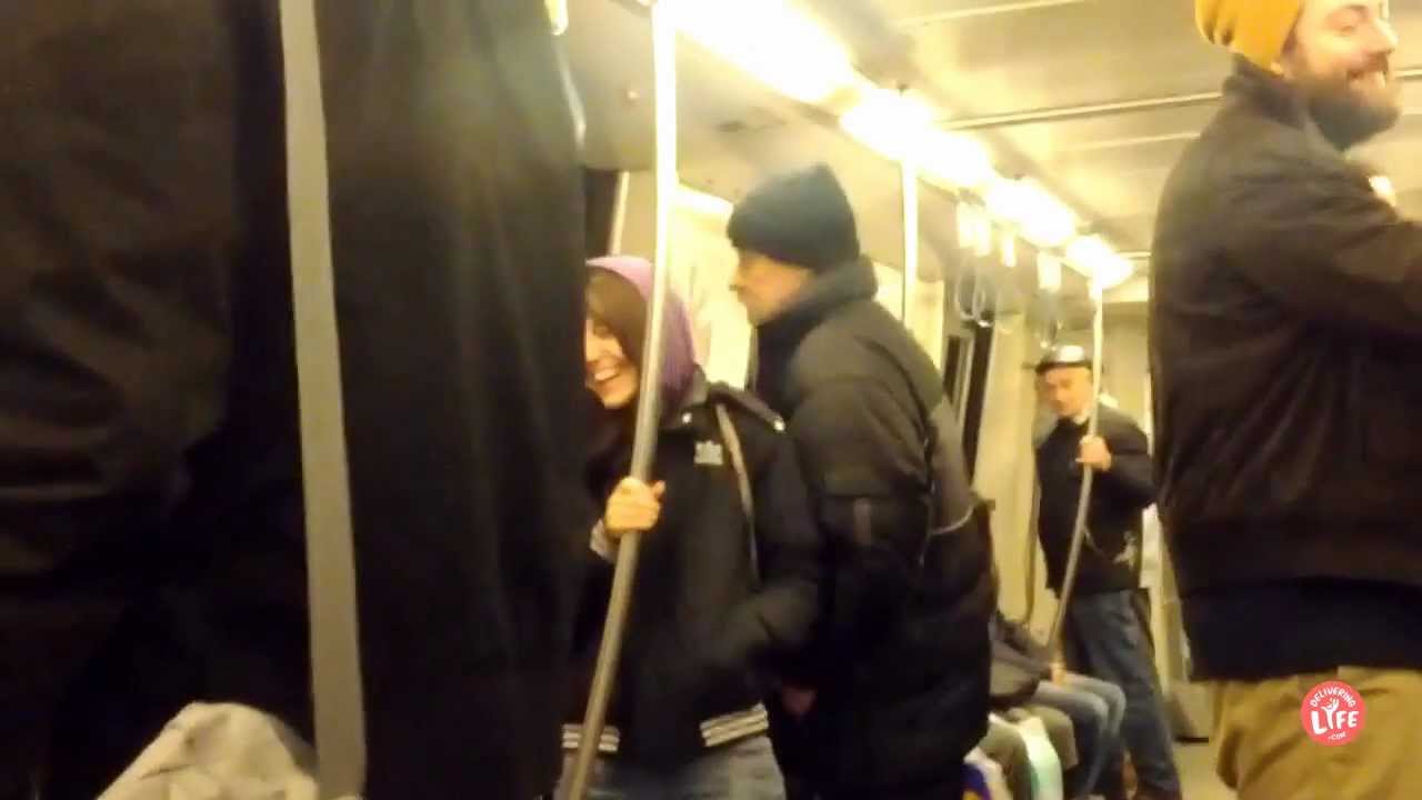 Laughter at the Metro