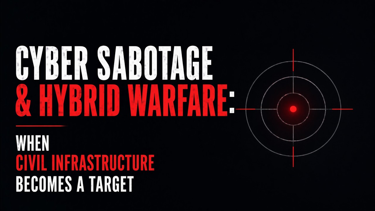 Cyber Sabotage & Hybrid Warfare: When Civil Infrastructure Becomes a Target