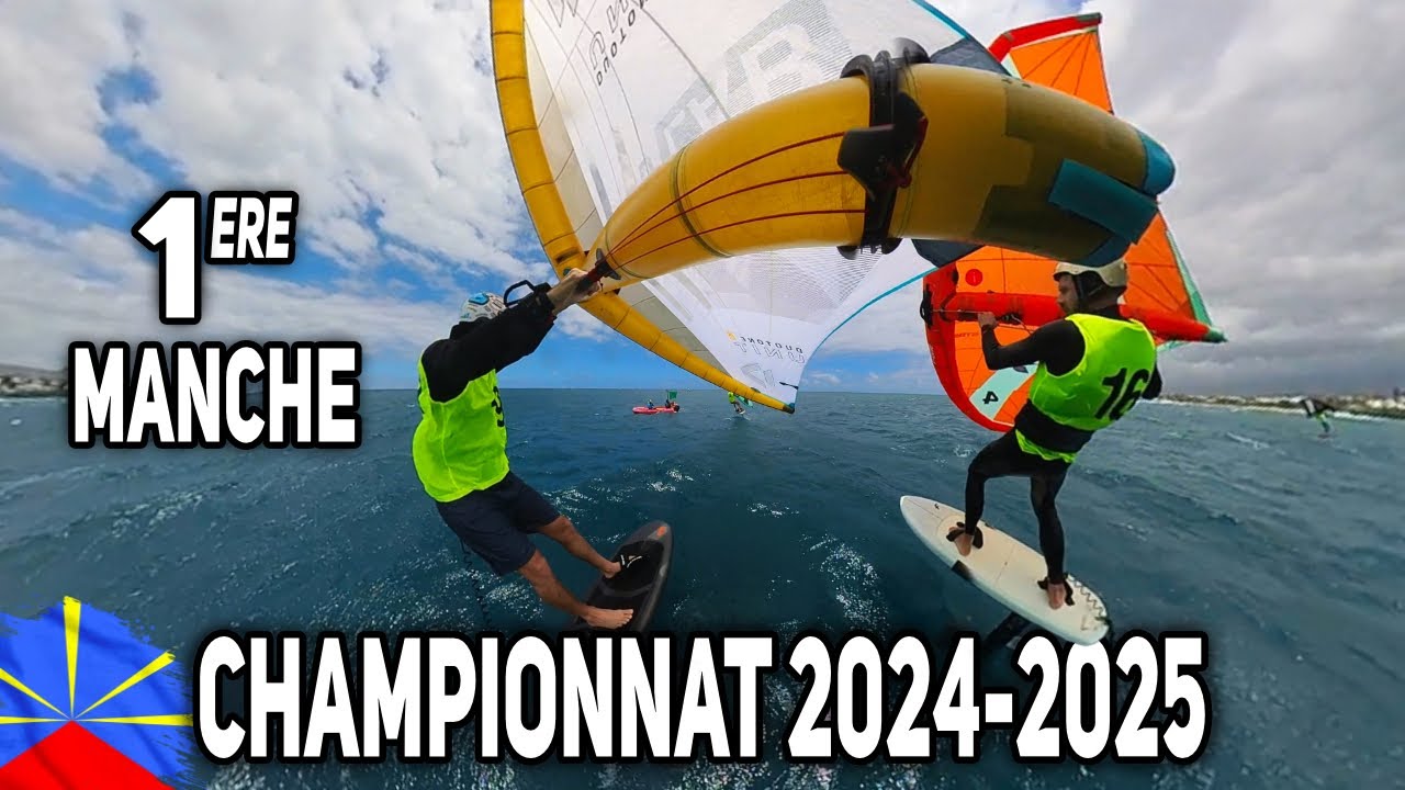 1ere manche du championnat de La Réunion de Wingfoil 2024 - 2025