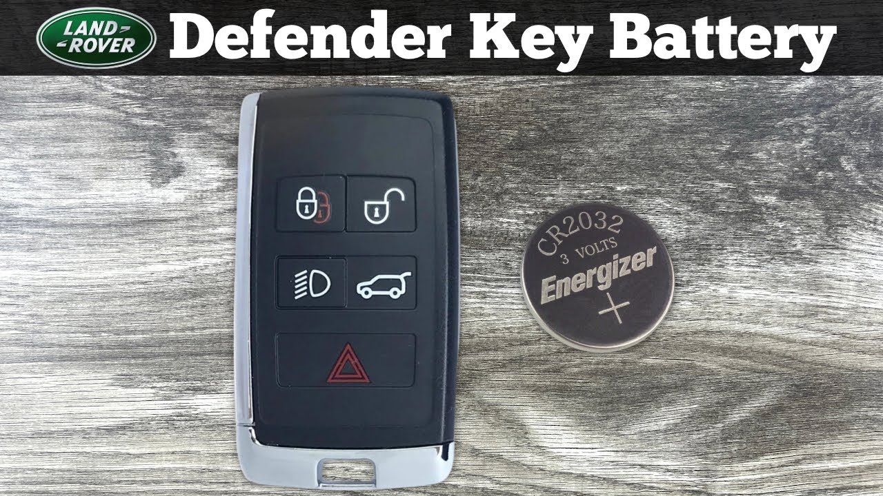 How To Replace Land Rover Defender Key Fob Battery 2018 - 2023 Change Defender Remote Batteries DIY