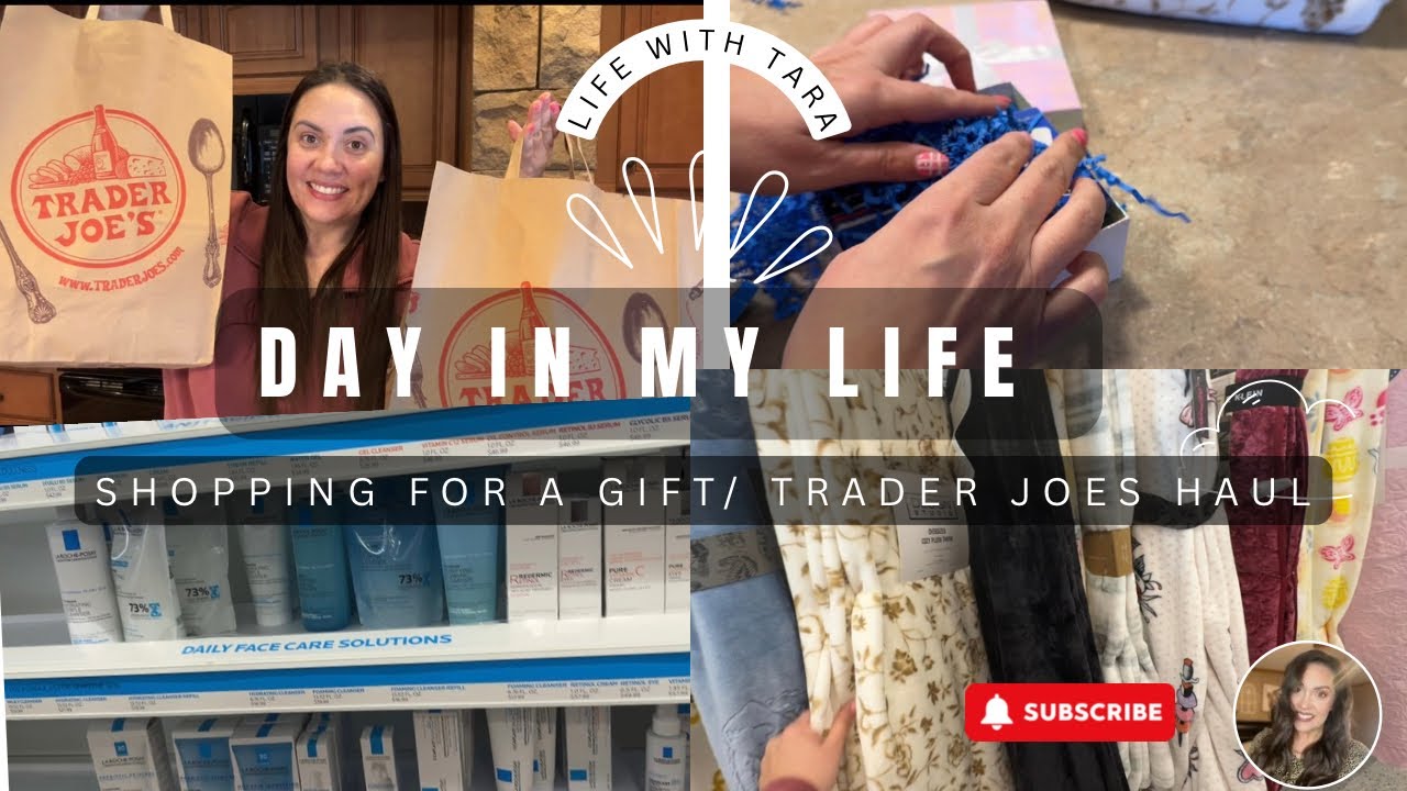 ANOTHER DAY IN MY LIFE/ GIFT SHOPPING/ SMALL TRADER JOES HAUL