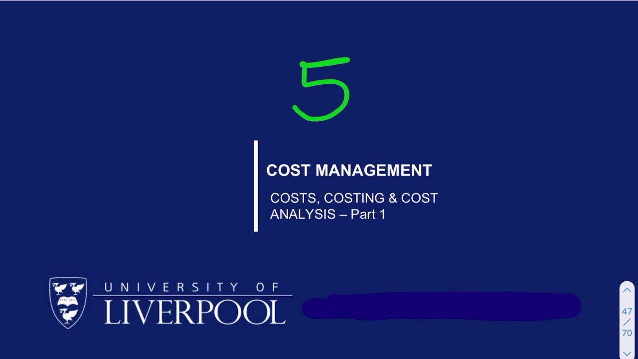 Lecture 5: Cost Management