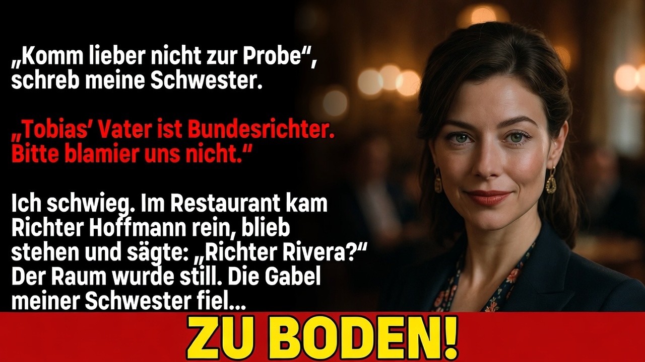 Ein gewöhnliches Abendessen – bis eine unerwartete Anrede alle erstarren ließ